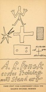 A.R. Penck - Erstes Training Mit Standart