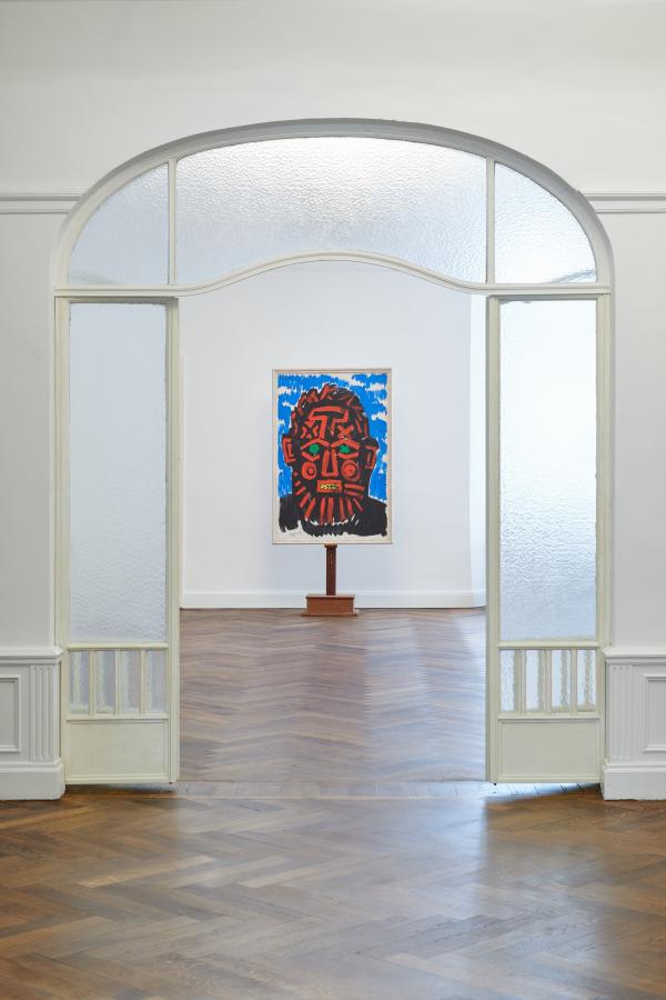 A.R. Penck Autoritratto, 1990. © VG Bild-Kunst, Bonn, 2025